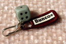 Bunco Zipper Pull